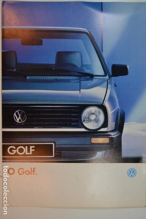 Coches y Motocicletas: 1987 CATALOGO VOLKSWAGEN GOLF