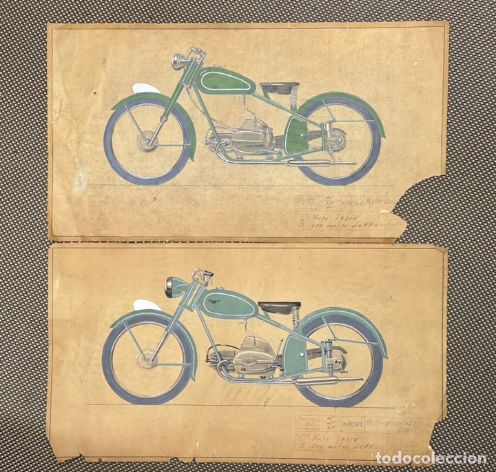 Automobili e Motociclette: Rarisimos Projectos moto vehiculos MVR. 1953