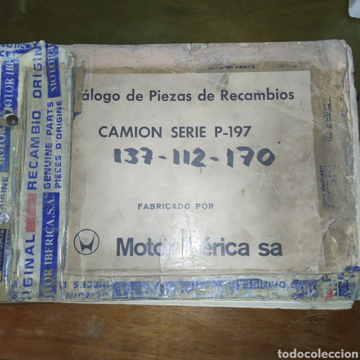 Voitures et Motocyclettes: Catalogo recambios camiones EBRO SERIE P. MOTOR IBERICA SA.