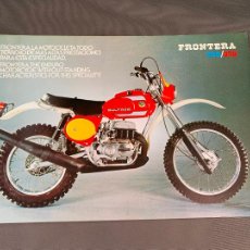 Coches y Motocicletas: BULTACO MOTO BULTACO FRONTERA 250/370 CATALOGO ORIGINAL 1978