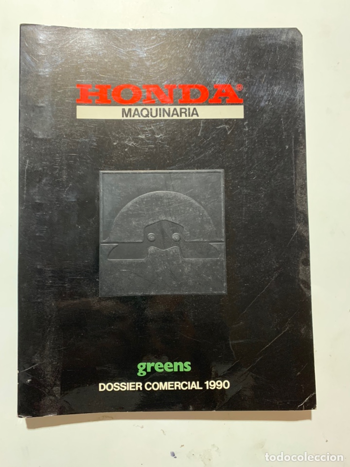 Cars and Motorcycles: Dossier comercial de 1990 de maquinaria honda motoazadas cortac&eacute;sped motobombas