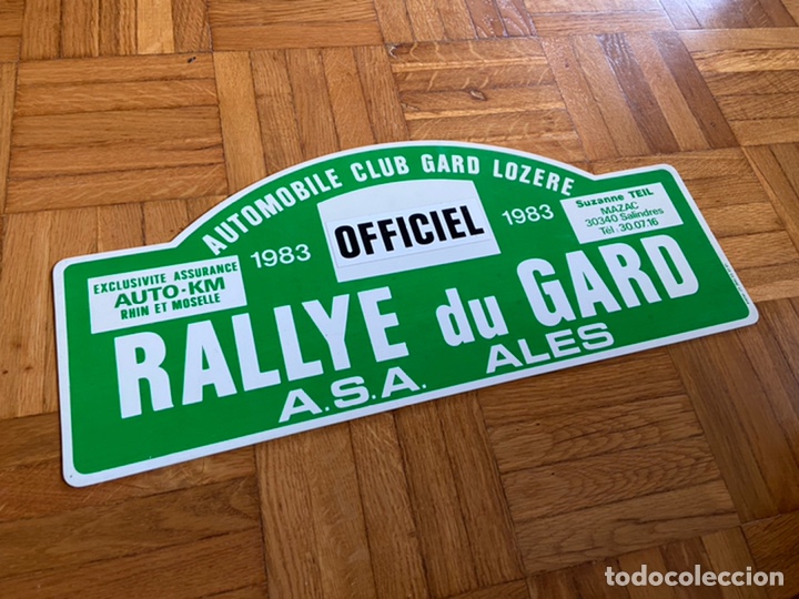 Automobili e Motociclette: Dorsal Rally Rallye du Gard 1983