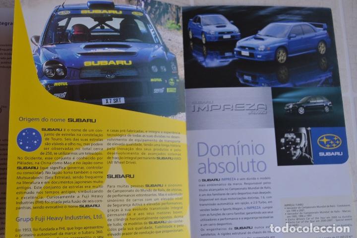 Coches y Motocicletas: 1990`S CATALOGO SUBARU INCLUI IMPRESA 4WD