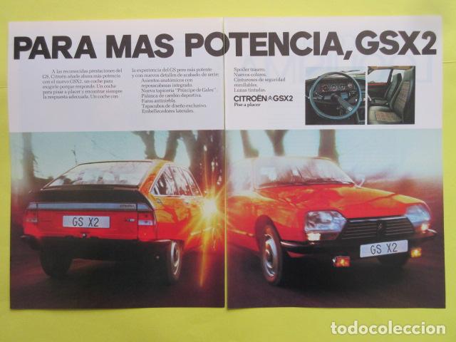 Coches y Motocicletas: PUBLICIDAD 1978 - CITROEN GSX2
