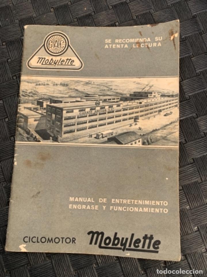 Automobili e Motociclette: MOBYLETTE GAC MANUAL ENTRETENIMIENTO CICLOMOTOR 1965