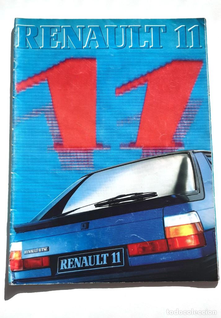 Coches y Motocicletas: CAT&Aacute;LOGO DESPLEGABLE PUBLICIDAD RENAULT 11 - 1983 - ESPA&Ntilde;OL
