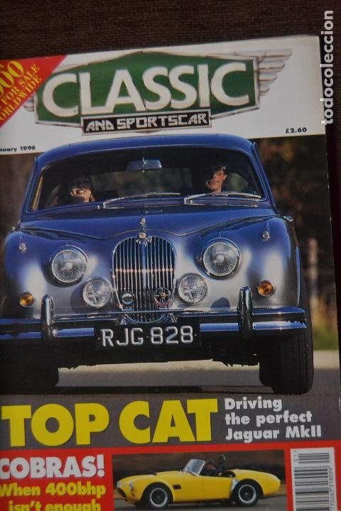 Coches y Motocicletas: 1996 REVISTA CLASSIC AND SPORTSCAR - JAGUAR MKII - AC COBRA 400 hp