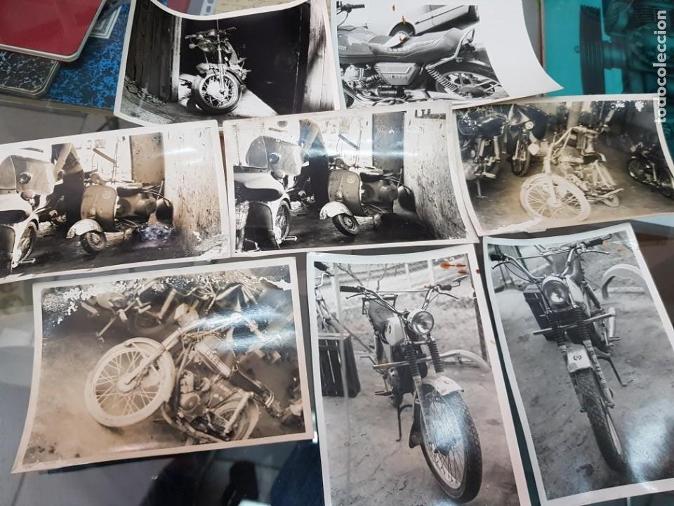 Coches y Motocicletas: LOTE FOTOGRAFIAS MOTOS ANTIGUAS ACCIDENTE TRAFICO - Foto 1 - 238384330