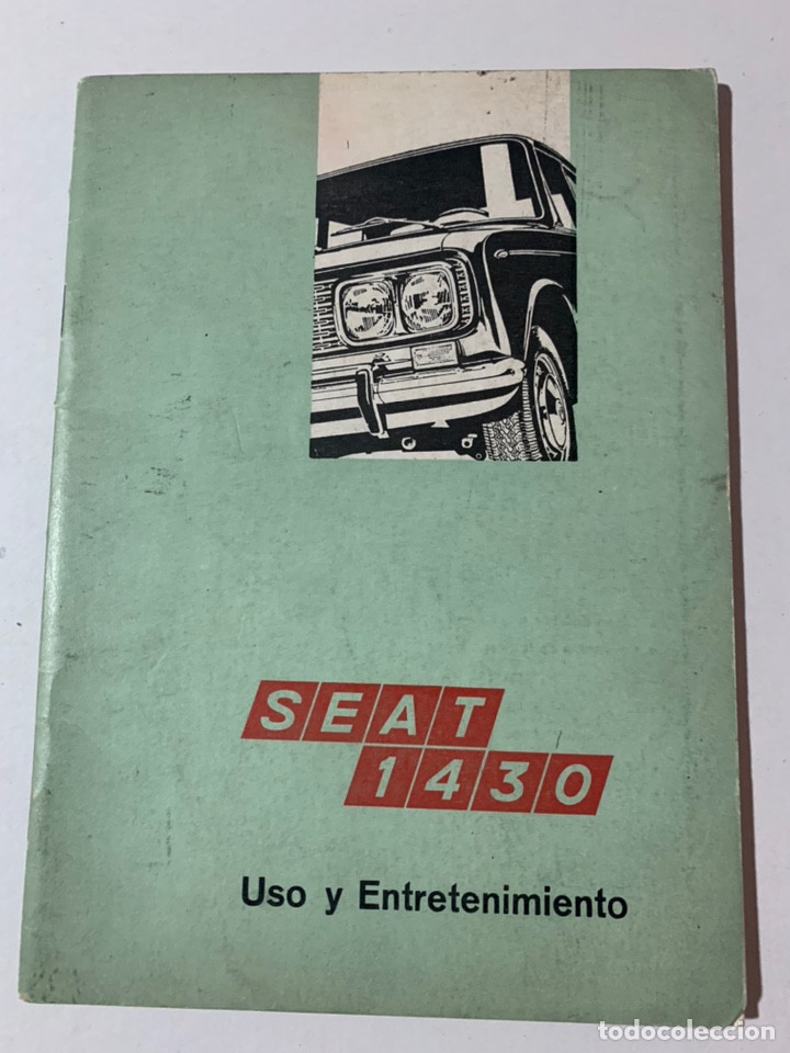 Coches y Motocicletas: Manual de uso y entretenimiento Seat 1430 primera edici&oacute;n mayo 1970