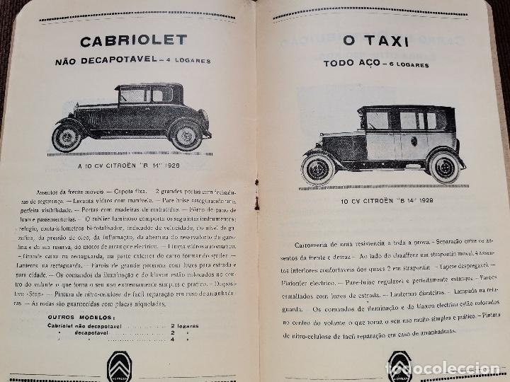 Coches y Motocicletas: 1928 CAT&Aacute;LOGO CITROEN TODOS LOS MODELOS EN VENTA RARO
