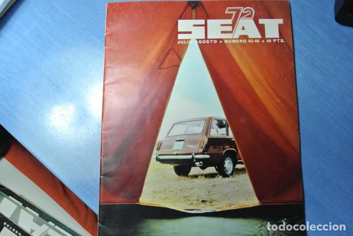 Coches y motocicletas: REVISTA SEAT JULIO-AGOSTO 1972,N, 65-66