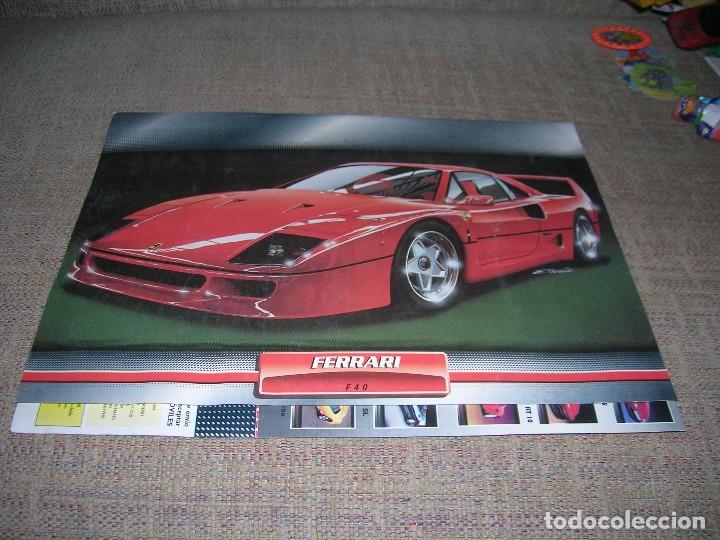 Coches y motocicletas: Ferrari F40. coleccionable fichas 36 autom&oacute;viles de ensue&ntilde;o. Planeta DeAgostini. Respuesta comercial