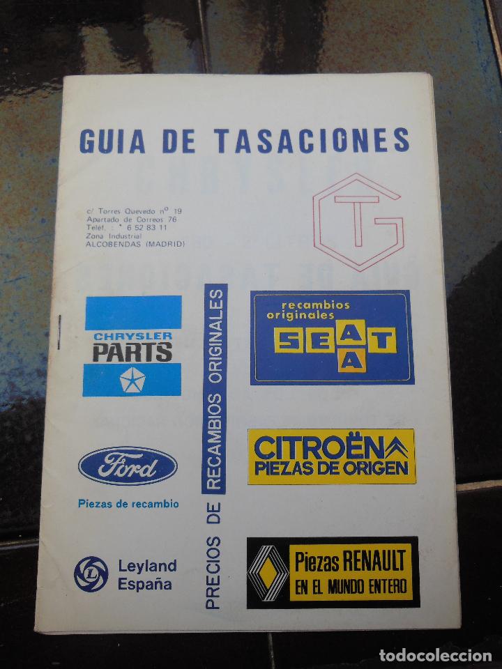 Coches y Motocicletas: Guia de tasaciones CHRYSLER 180 - 2 Litros. ( Ver Fotos Adicionales ).