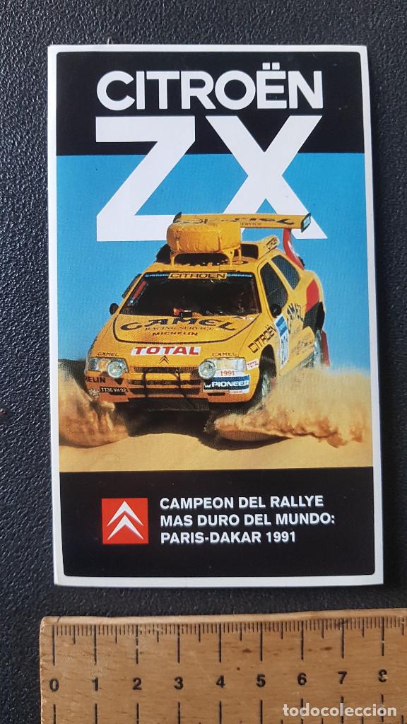 Coches y Motocicletas: PEGATINAS 3 CITROEN ZX PARIS DAKAR 1990 A&Ntilde;OS 90 SIN USAR