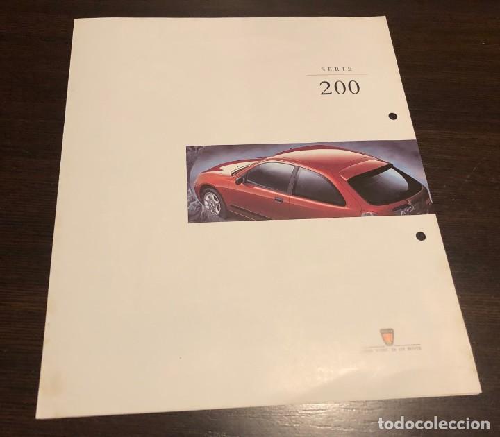 Coches y motocicletas: Folleto Rover Serie 200