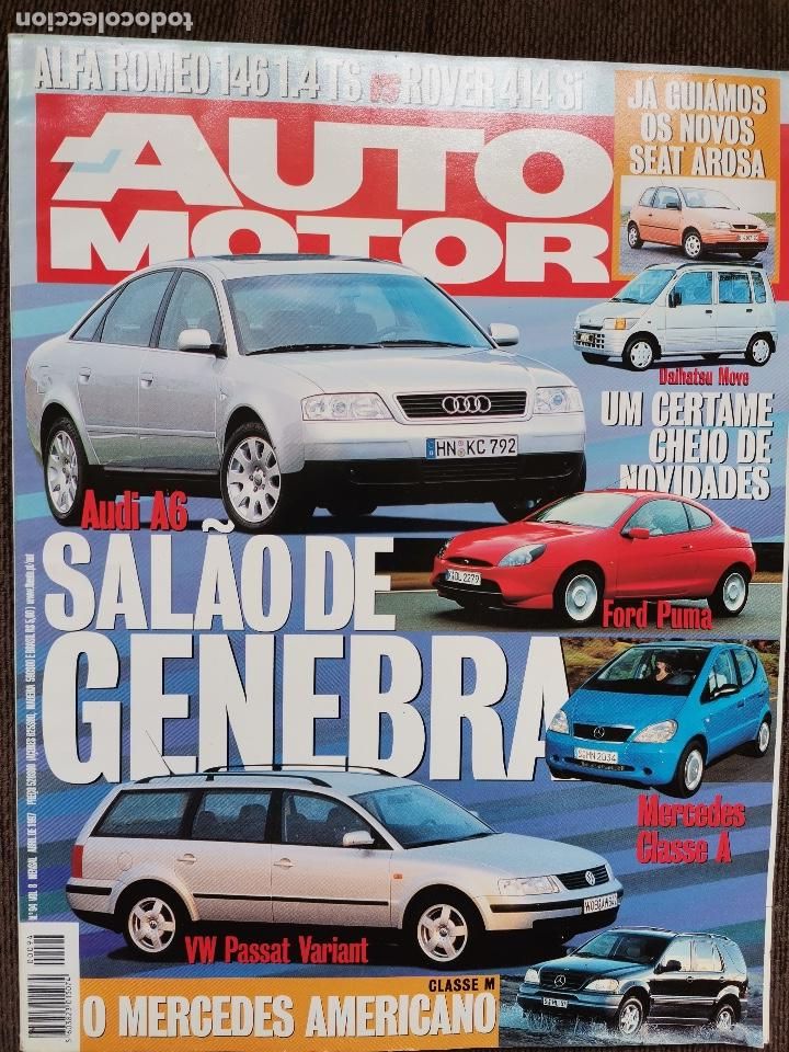 Coches y motocicletas: 1997 REVISTA AUTO MOTOR - FORD PUMA - ALFA 146 VS ROVER 414SI - TAP RALLYE PORTUGAL