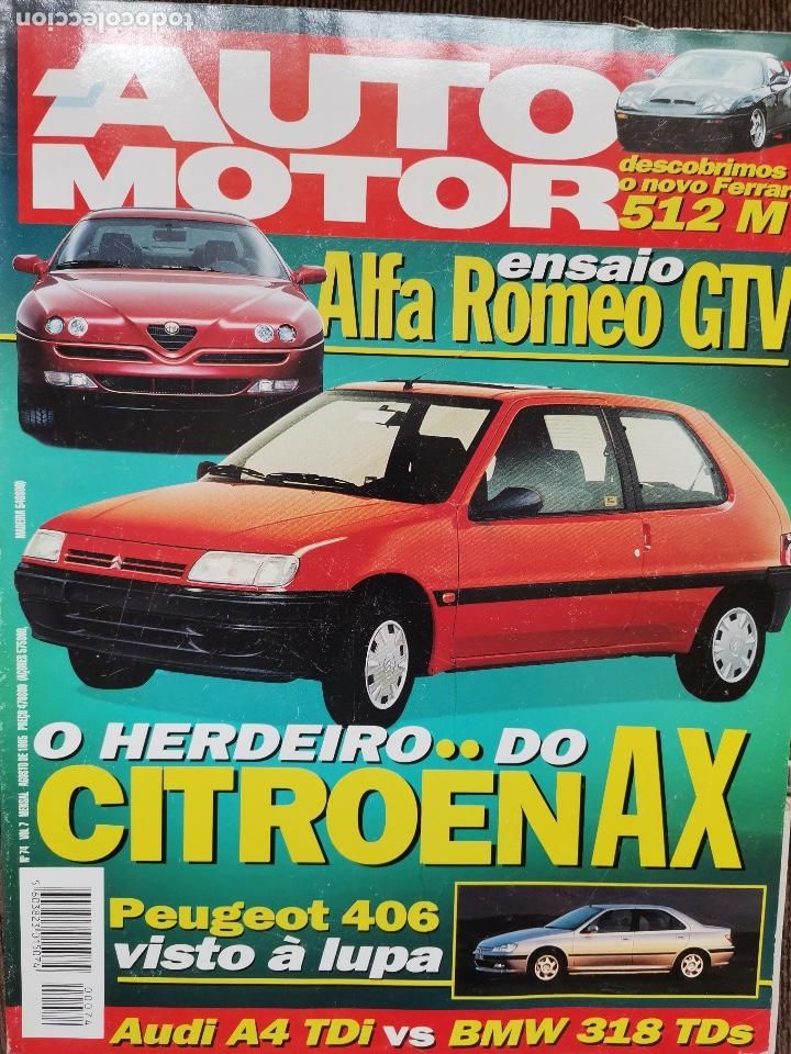 Coches y Motocicletas: 1995 REVISTA AUTO MOTOR - ALFA ROMEO GTV - CITROEN AX -ALFA GTV 2.0 TS -RENAULT SPIDER