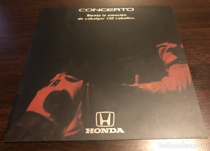 Coches y motocicletas: Cat&aacute;logo Honda Concerto