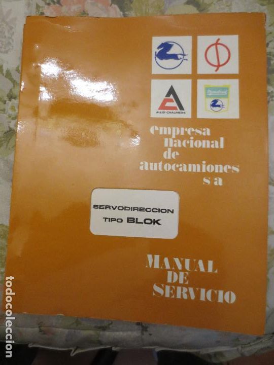 Coches y motocicletas: manual de servicio pegaso. servodireccion tipo blok