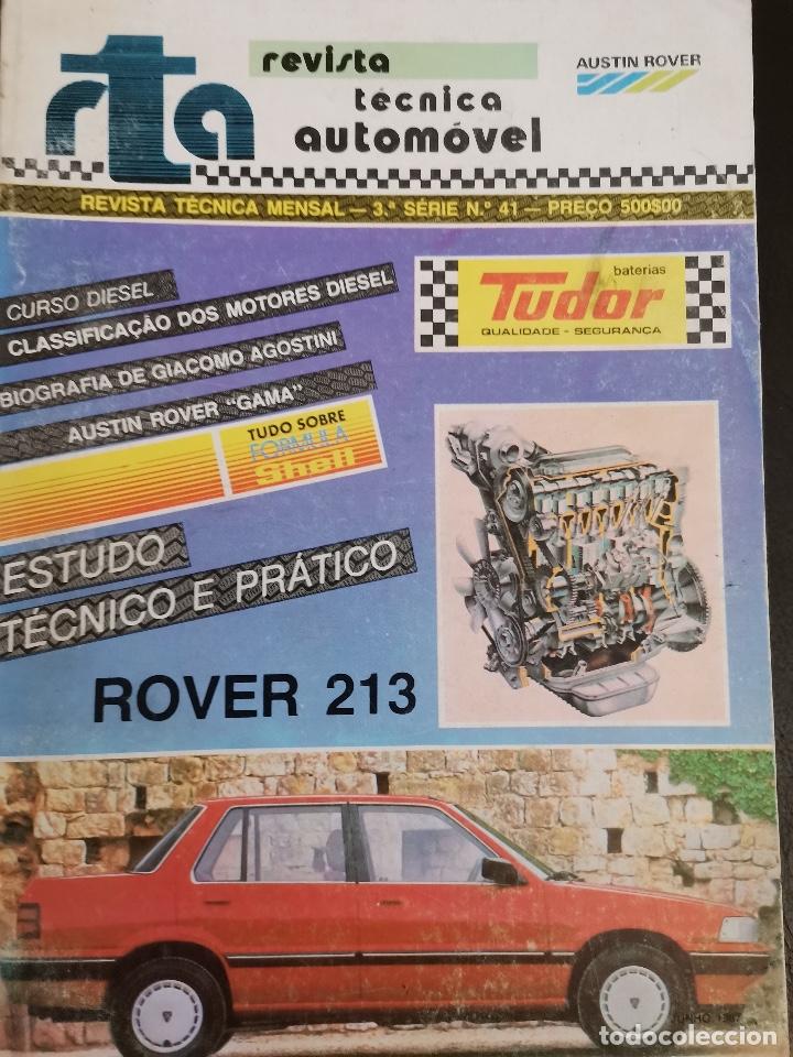 Coches y motocicletas: REVISTA TECNICA ROVER 213