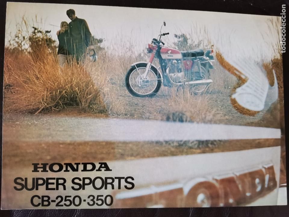Coches y motocicletas: 1968 CAT&Aacute;LOGO HONDA SUPER SPORTS CB-250 - 350 RARO