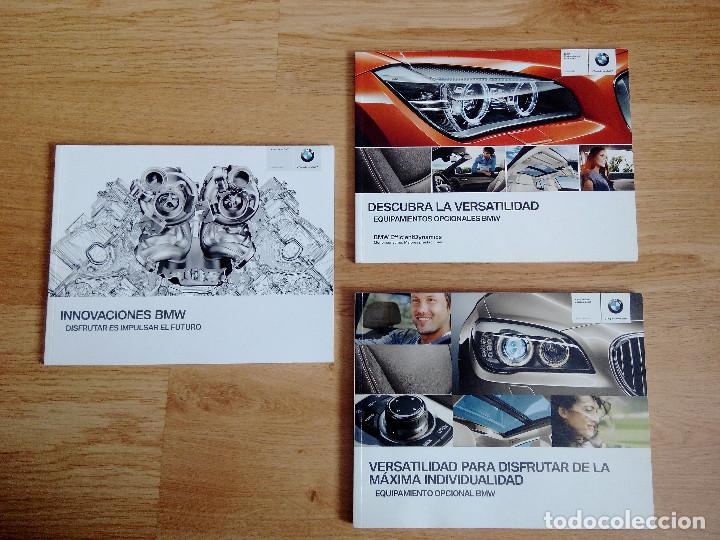 Carros e motociclos: 2 CATALOGOS BMW EQUIP&Agrave;MIENTOS OPCIONALES + INNOVACIONES BMW - NUEVOS