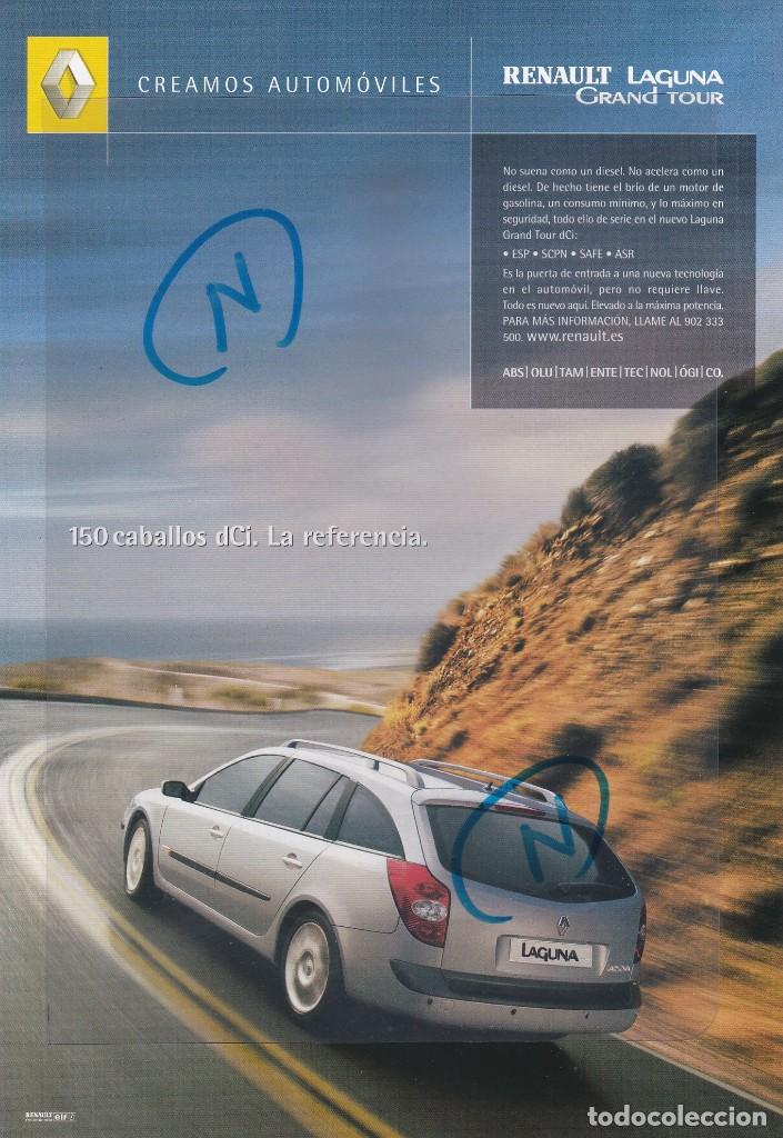 Automobili e Motociclette: PUBLICIDAD 2002. ANUNCIO COCHE RENAULT LAGUNA GRAND TOUR