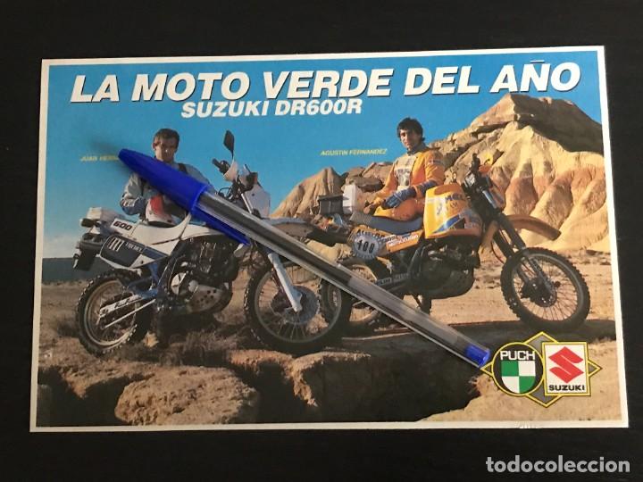 Coches y Motocicletas: SUZUKI DR 600 R HERNANDEZ FERNANDEZ RAID DAKAR MOTO - RECORTE PRENSA REVISTA ANUNCIO PUBLICIDAD