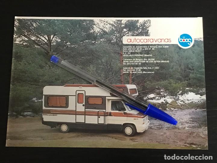 Autos und Motorr&auml;der: AUTOCARAVANAS BOOS AUTOCARAVANA FIAT SHADOW - RECORTE PRENSA REVISTA ANUNCIO PUBLICIDAD