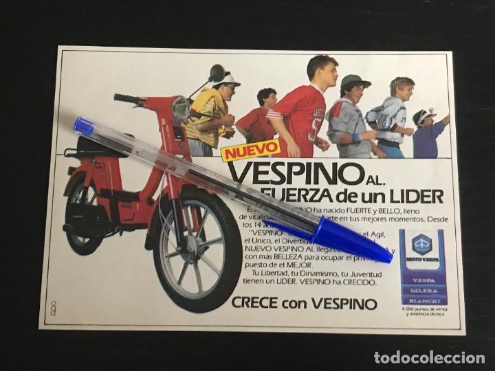 Coches y Motocicletas: VESPINO AL CICLOMOTOR MOTO VESPA - RECORTE PRENSA REVISTA ANUNCIO PUBLICIDAD
