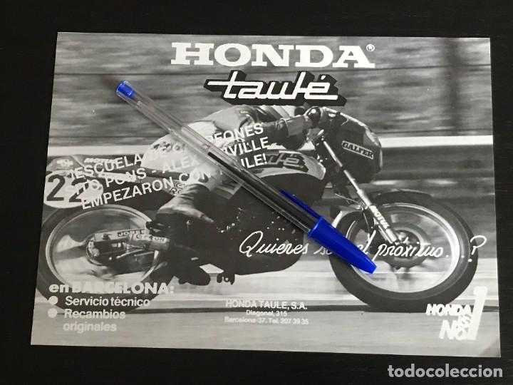 Autos und Motorr&auml;der: HONDA TAULE BARCELONA MBX 75 HURRICANE - RECORTE PRENSA REVISTA ANUNCIO PUBLICIDAD
