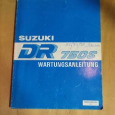 Coches y Motocicletas: SUZUKI DR 750S - MANUAL DE USO EN ALEMAN. Lote 258218410