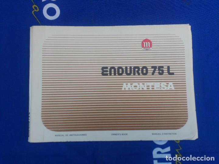 Coches y Motocicletas: Montesa enduro 75L