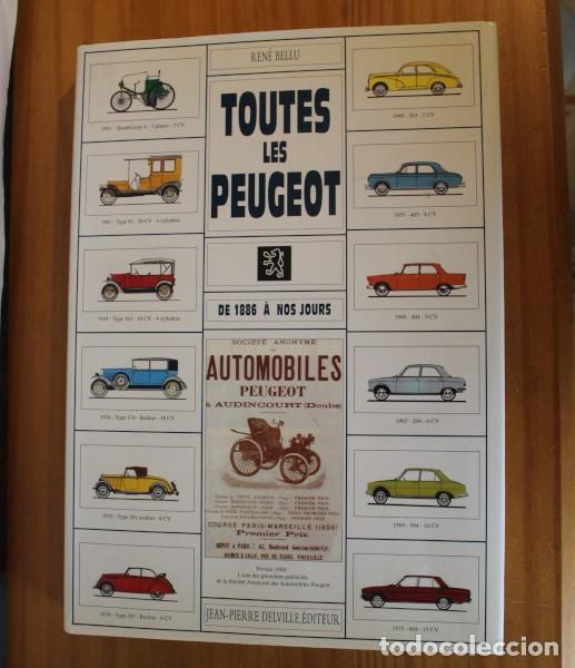 Livre Automobile : Toutes Les Peugeot Par René Bellu – État Correct