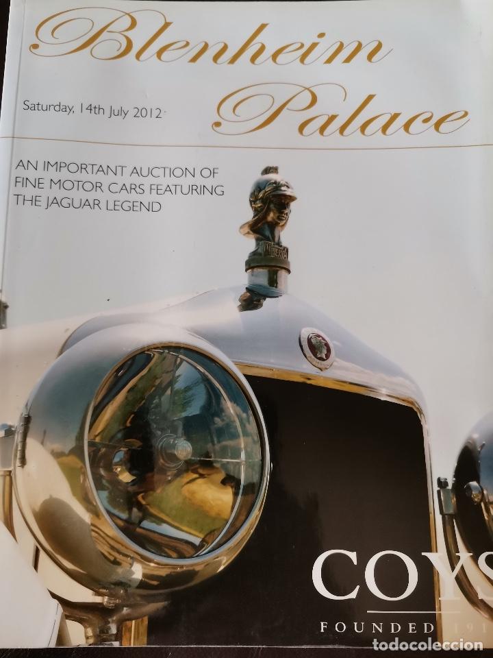 Coches y motocicletas: 2012 CATALOGO COYS SUBASTA DE AUTOM&Oacute;VILES - RENAULT - ROLLS ROYCE - MICRO CARS - FERRARI