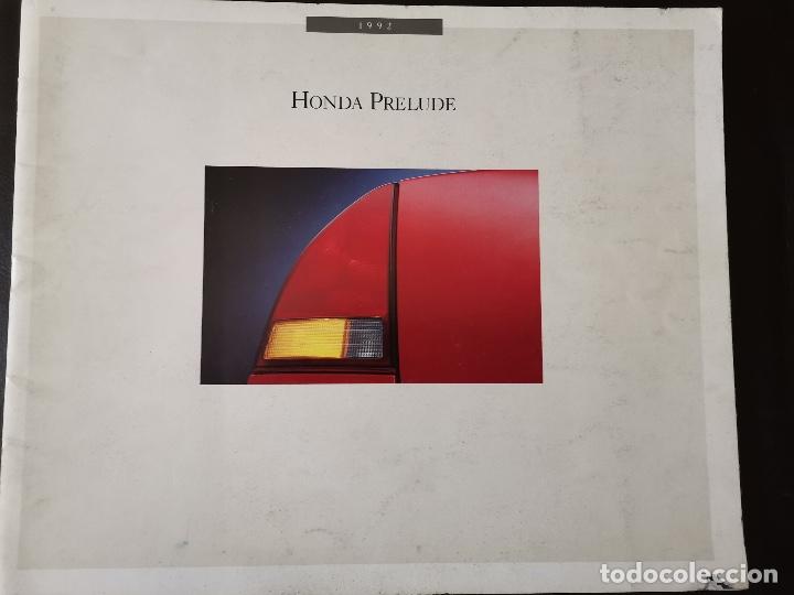 Coches y motocicletas: 1992 CATALOGO HONDA PRELUDE