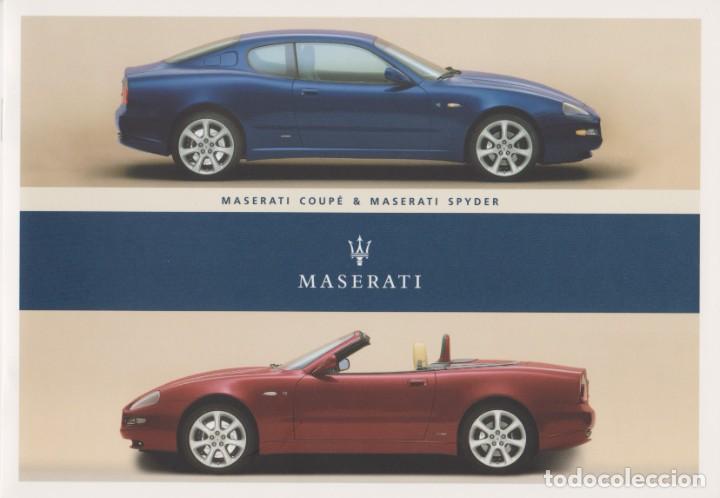 Carros e motociclos: CAT&Aacute;LOGO MASERATI COUP&Eacute; & SPYDER 2003