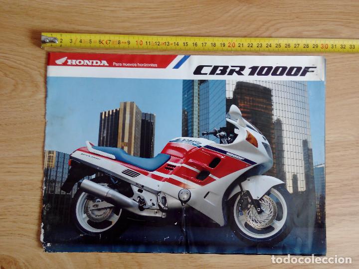 Coches y Motocicletas: CATALOGO PUBLICITAIO HONDA CBR 1000F