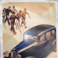 Coches y Motocicletas: POSTER VINTAGE FORD. Lote 269317928