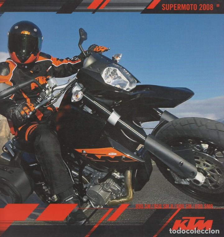 Carros e motociclos: CAT&Aacute;LOGO KTM GAMA SUPERMOTO 2008