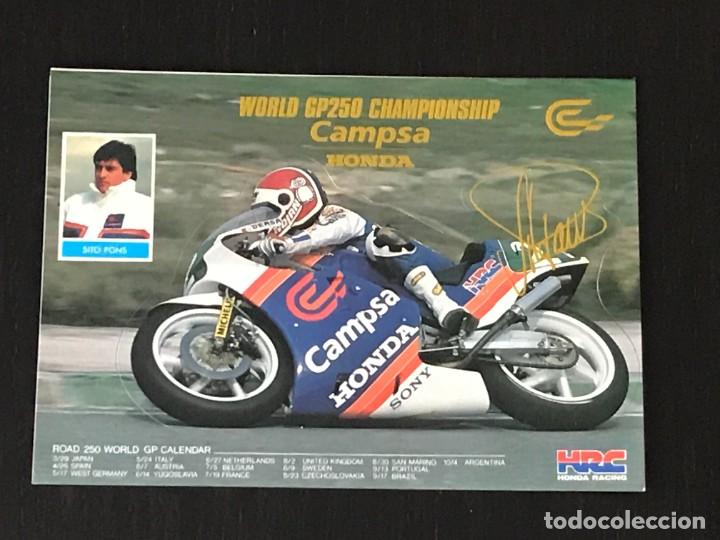 Coches y motocicletas: PEGATINA HONDA HRC NSR 250 MOTO GP SITO PONS MUNDIAL MOTOCICLISMO TROQUELADO