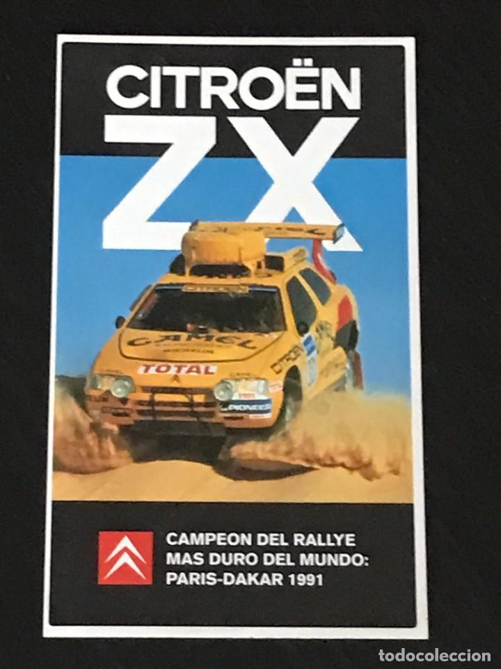 Coches y Motocicletas: PEGATINA CITROEN ZX TOTAL PARIS DAKAR 1991 RALLYE RAID RALLY ADHESIVO