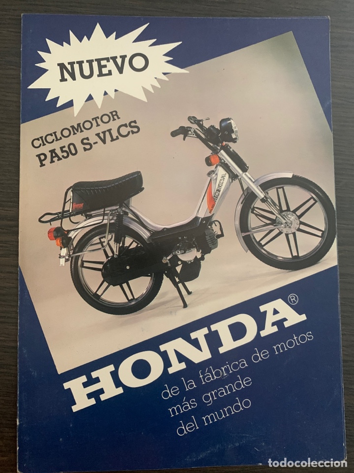 Coches y Motocicletas: Cat&aacute;logo publidad folleto honda pa50 pa 50 s-VLcs vl vls de 1981