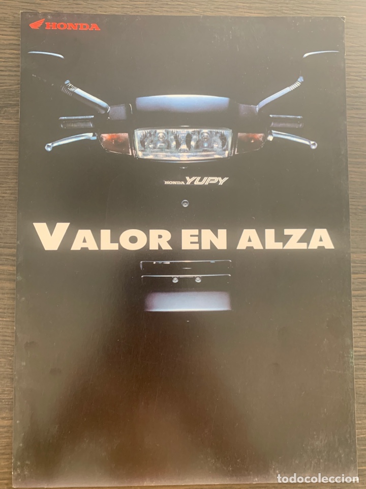 Coches y Motocicletas: Cat&aacute;logo folleto publicidad honda yupi