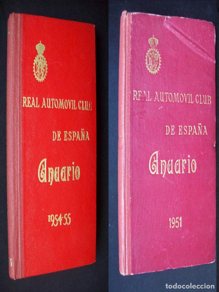 Coches y Motocicletas: LOTE REAL AUTOMOVIL CLUB DE ESPA&Ntilde;A. A&Ntilde;O 1951 Y A&Ntilde;O 1954 - 1955. RACE