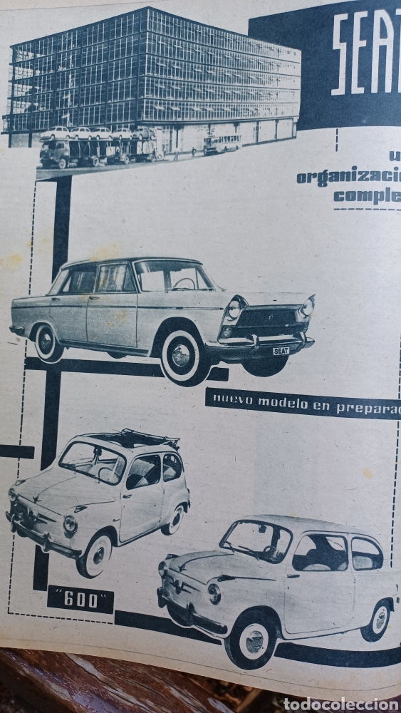 Coches y motocicletas: PUBLICIDAD COCHES SEAT A&Ntilde;O 1959