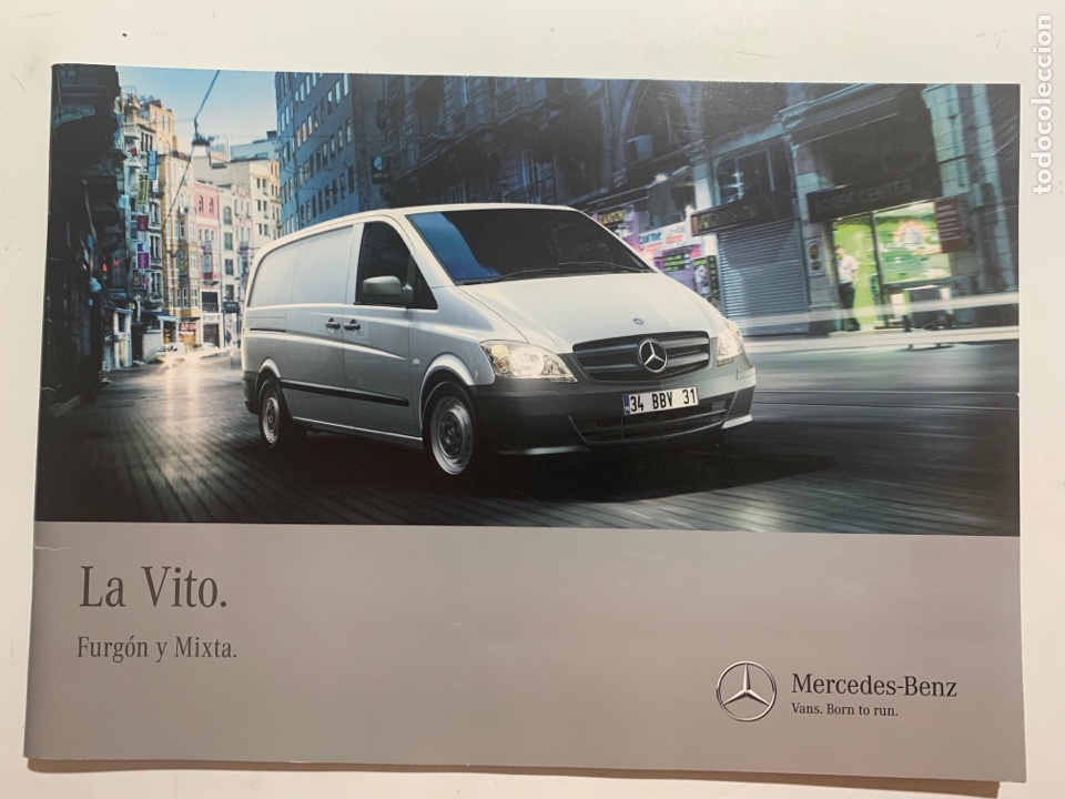 Coches y motocicletas: Cat&aacute;logo folleto publicidad original Mercedes Benz la Vito furg&oacute;n y mixta del 2012