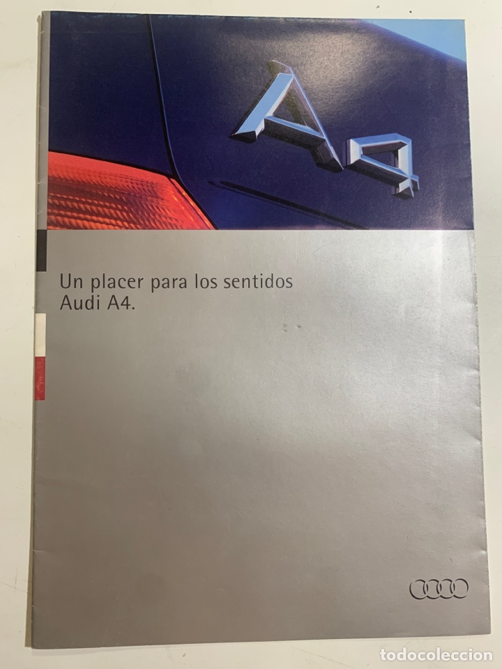 Voitures et Motocyclettes: Cat&aacute;logo p&oacute;ster desplegable Audi A4 de 1995
