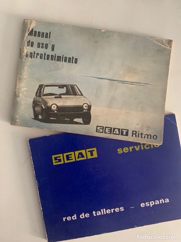 Coches y Motocicletas: MANUAL DE USO Y ENTRETENIMIENTO SEAT RITMO DE 1980 Y RED DE TALLERES