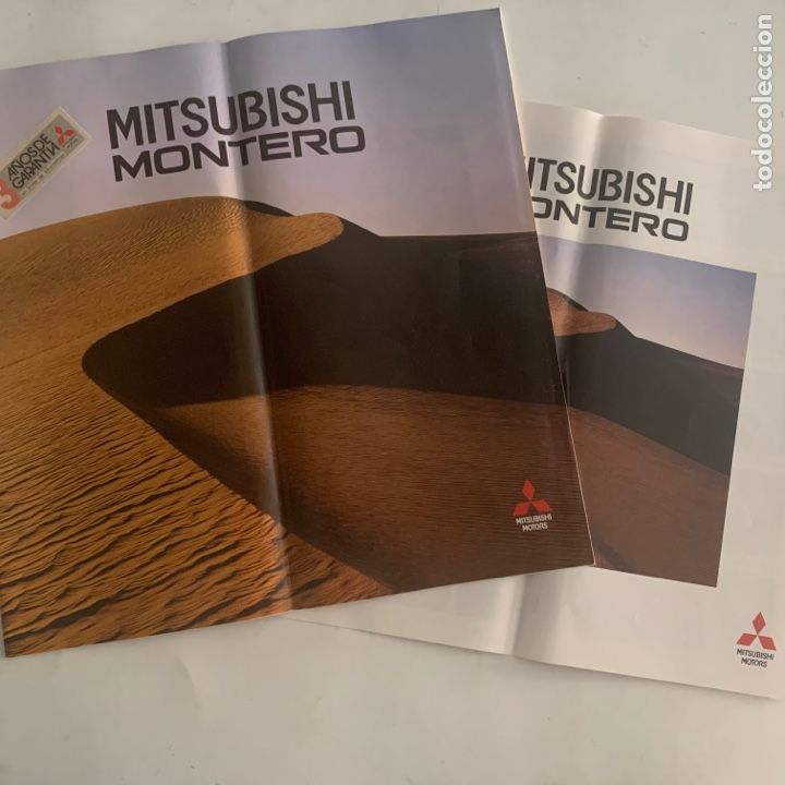 Coches y Motocicletas: CATALOGO FOLLETO PUBLICIDAD ORIGINAL MITSUBISHI MONTERO DE 1992 + EXTRA